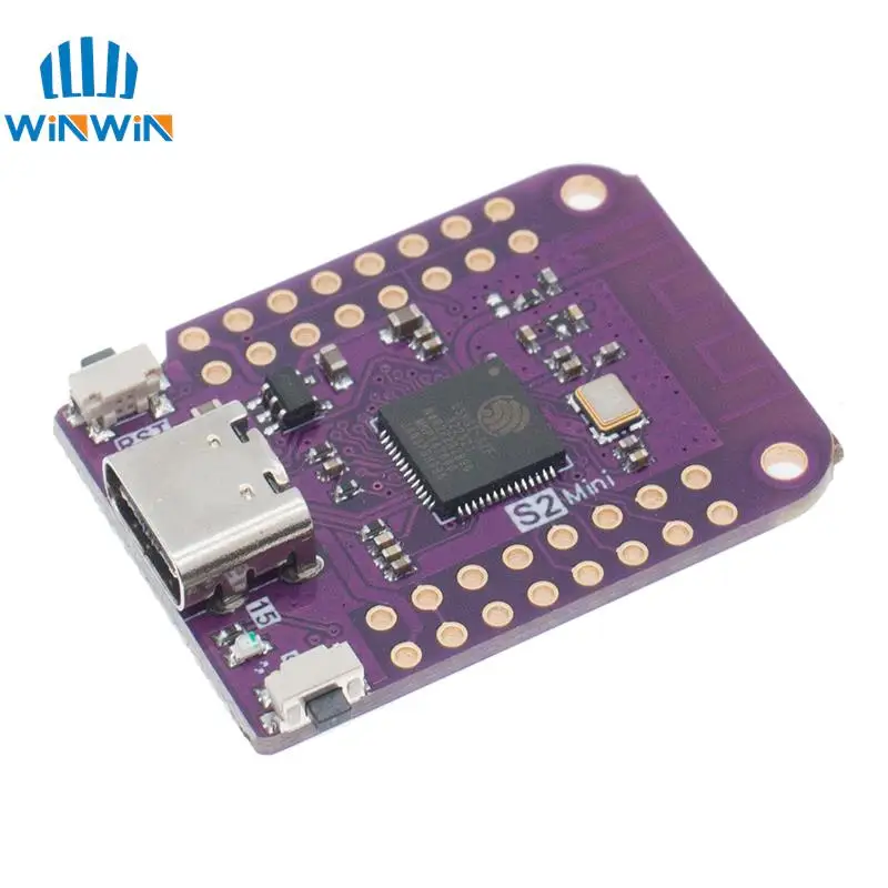 ESP32 ltMini V1.0.0 - LOLIN WIFI IOT Conseil basé ESP32-S2FN4R2 ESP32-S2 4MB FLspatule 2MB PSRAM Microchirurgie tionné Ardu37Compatible