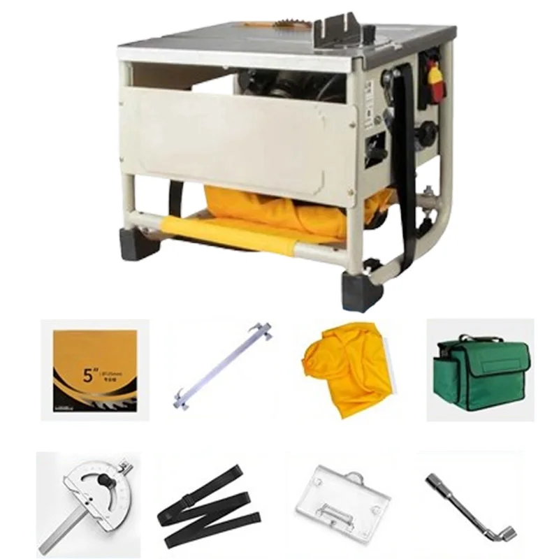 

220V Electric Dust-Free Saw Table Saw Carpenter'S Push Sliding Table Saw Brushless Silent Saw Woodworking Cutting Saw