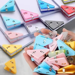 Creative Triangle Paper Clips - Set of 20 for Office and Desktop Organization (20pcs random color)