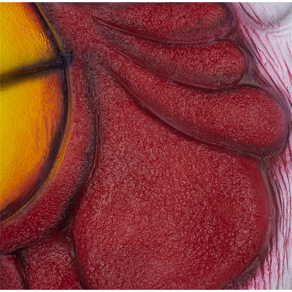 할로윈 화이트 라텍스 수탉 마스크 성인 리처드 수탉 마스크 핫라인 마이애미 게임 소품 코스프레 동물 매드 치킨 가장 무도회