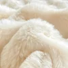 New Plush Velvet Flat Sheets Heavyweight Bed Sheet King Sheets For Winter Warm Single Queen Blanket Bedspreads 5