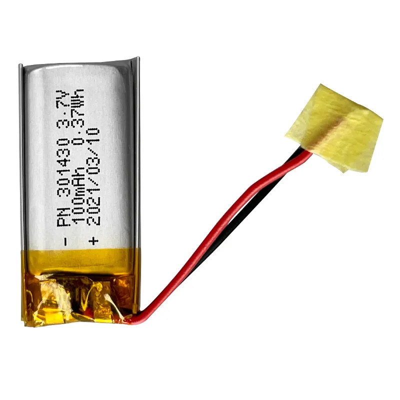 ちゃむ リチウムポリマーバッテリー301430-100mah,スマートブレスレット