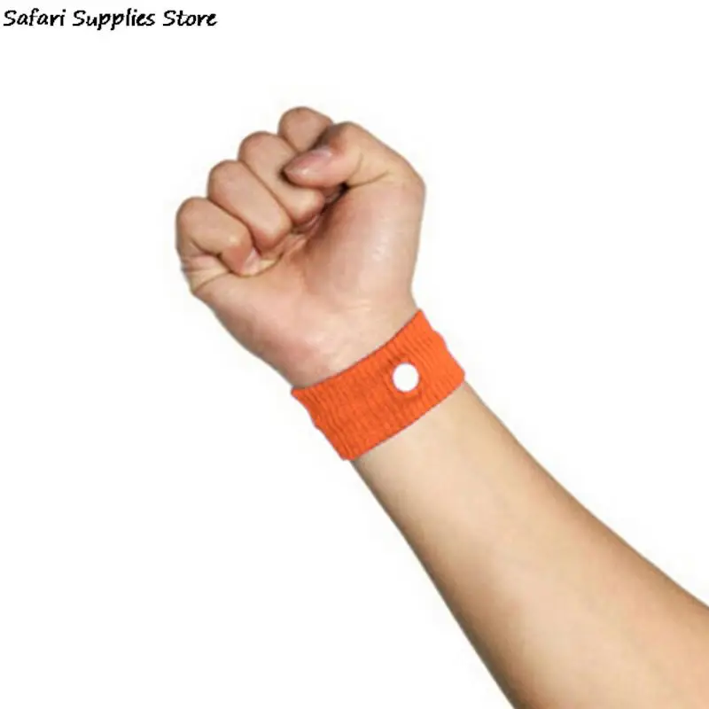 New Wrist Band Anti Nausea Wristbands Sickness Car Motion Sea Sick Ship Plane Cotton Adjustable Travel Reusable