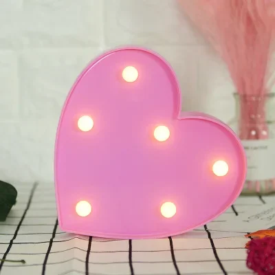 Heart & Mermaid LED Night Light