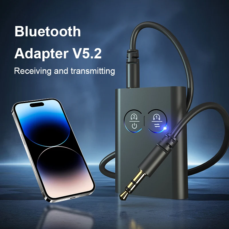 Adattatore Bluetooth 5.3 Per Auto Con AUX - Trasmetti Musica Senza Fili - Alimentazione USB - Foto 11