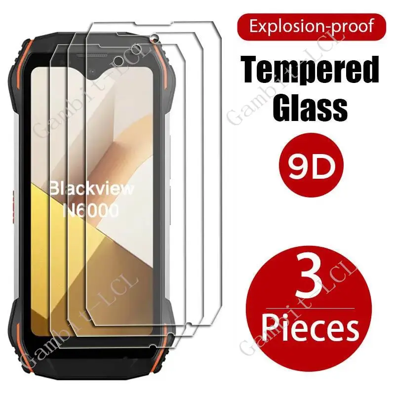 

3PCS For Blackview N6000 Tempered Glass Protective ON BlackviewN6000 N 6000 4.3" Screen Protector Cover Film