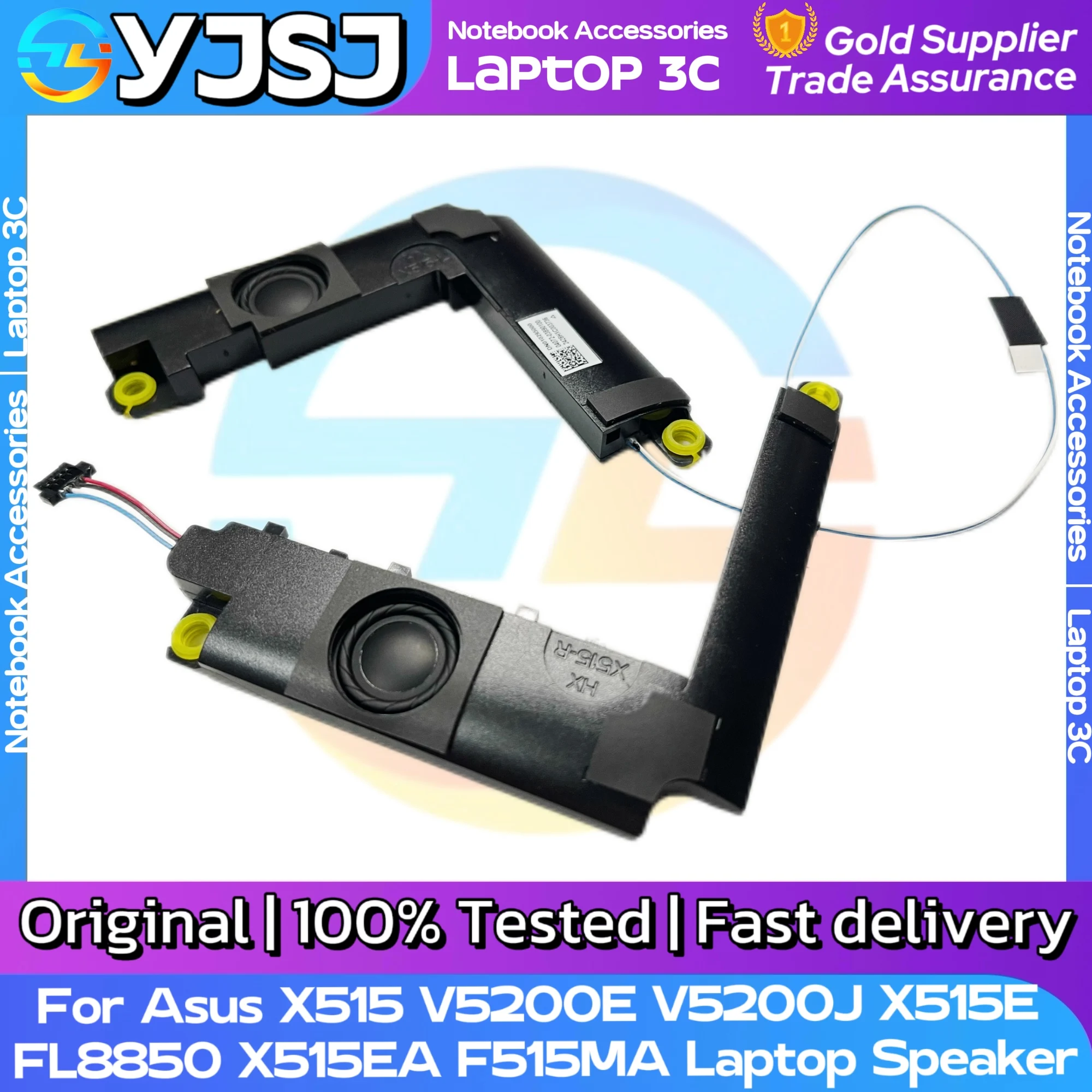 Laptop Speaker for Asus X515 V5200E V5200J X515E FL8850 X515EA F515MA L and R