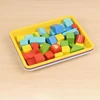 Plastic Art Trays Multicolor Activity Tray Tea Organizer Serving Tray for Crafts DIY Projects Painting,Beads Organizing Supply 4