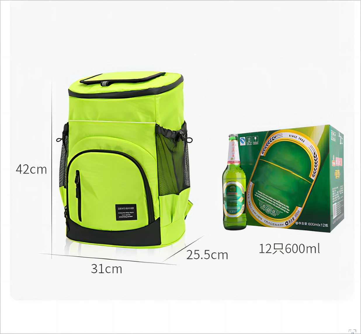 30L New Double Shoulder Outdoor Cooler borsa per isolamento termico leggera a prova di perdite Picnic Beer Camping bags