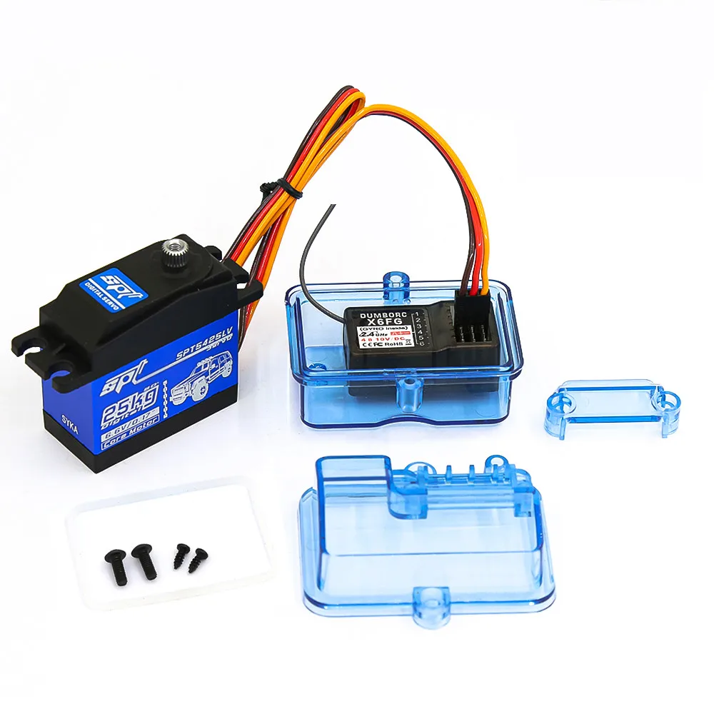 Achetez un boîtier étanche pour récepteur de drone RC en plastique bleu robuste avec vis de fixation