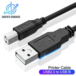 Premium USB Type C to USB Type B 2.0 Printer and Scanner Cable - 2M (USB A to Type B 2.0)