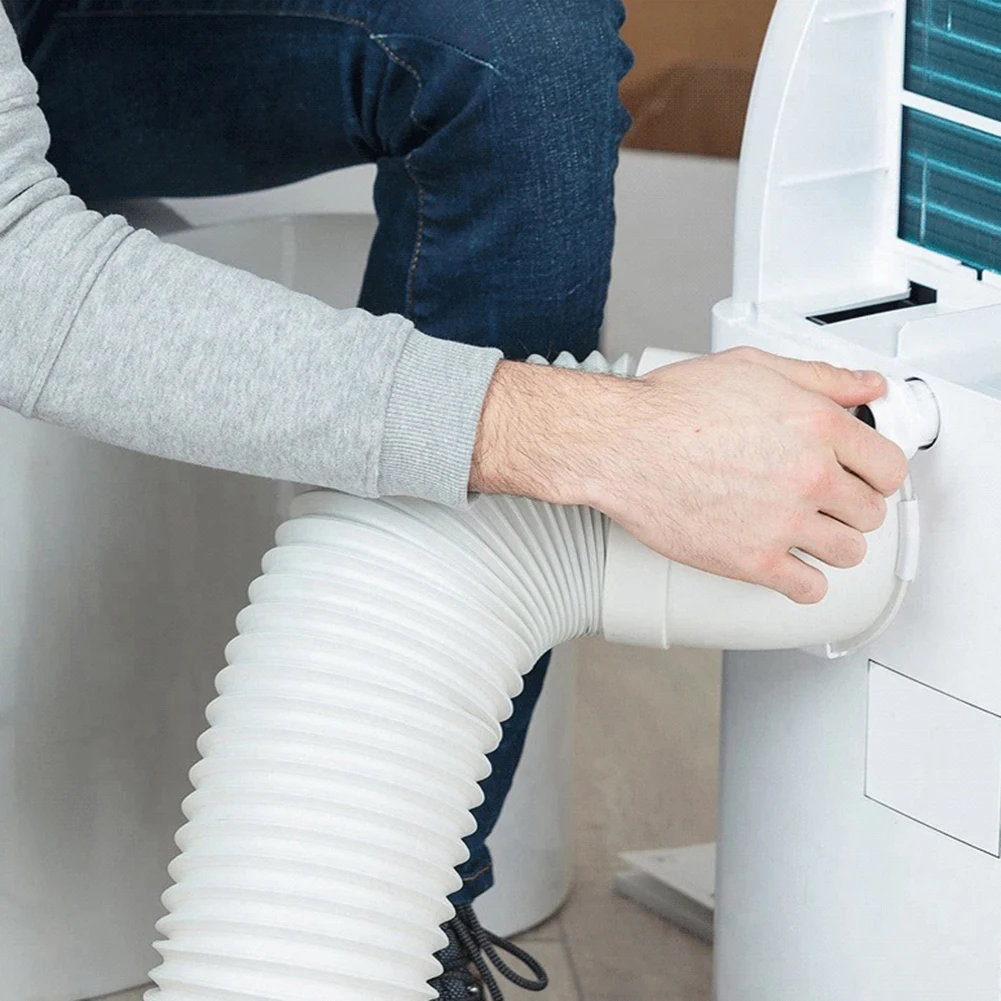 Universal Duct Extension Pipe Telescopic Flexible Air Conditioner Exhaust Hose Vent Tube Connector for Mobile Air Conditioning
