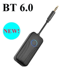 Wireless Bluetooth 5.4 Audio Transmitter & Receiver with HiFi Stereo and Built - in Microphone (BT 6.0)