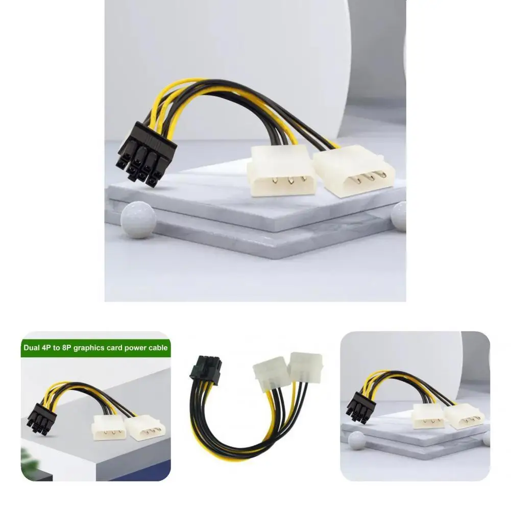Portable Graphics Card Power Cord Lightweight Long Lifespan Practical