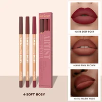 Face Secret 3Pcs Long-Lasting Velvet Lip Liner Matte Lipstick Waterproof Perfect Gift for Christmas Day, Lip Liner Set 1