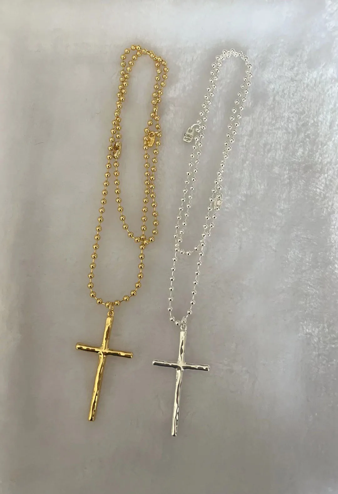 YS 2023 UNOde50 New Spanish Hot Selling High Quality Smooth Cross Exquisite Pendant Women's Necklace Romantic Jewelry Gift Pack