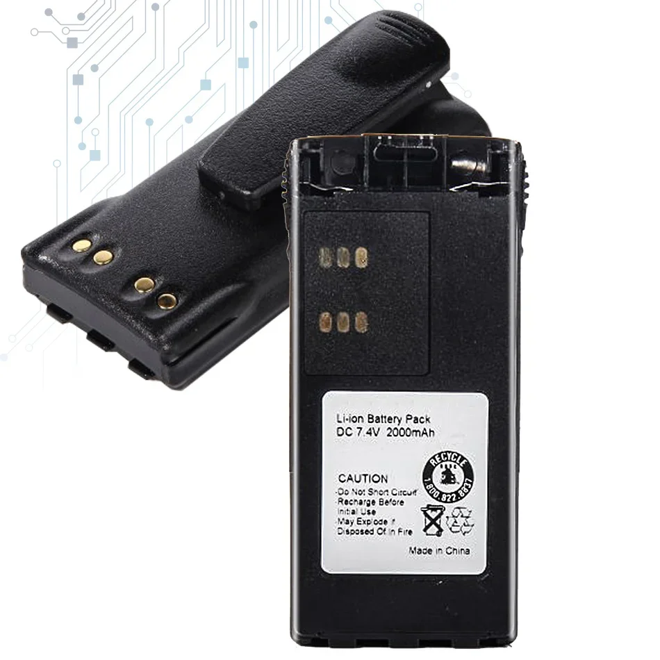 Batteria Hnn9013 (Gp340) 2000Mah Per Motorola Gp320 Gp328 Gp338 Gp360 Gp380 Walkie Talkie Batteria