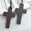 G92C for Cross Pendants Necklace Natural Wooden for Cross Crafts Jewelry Project