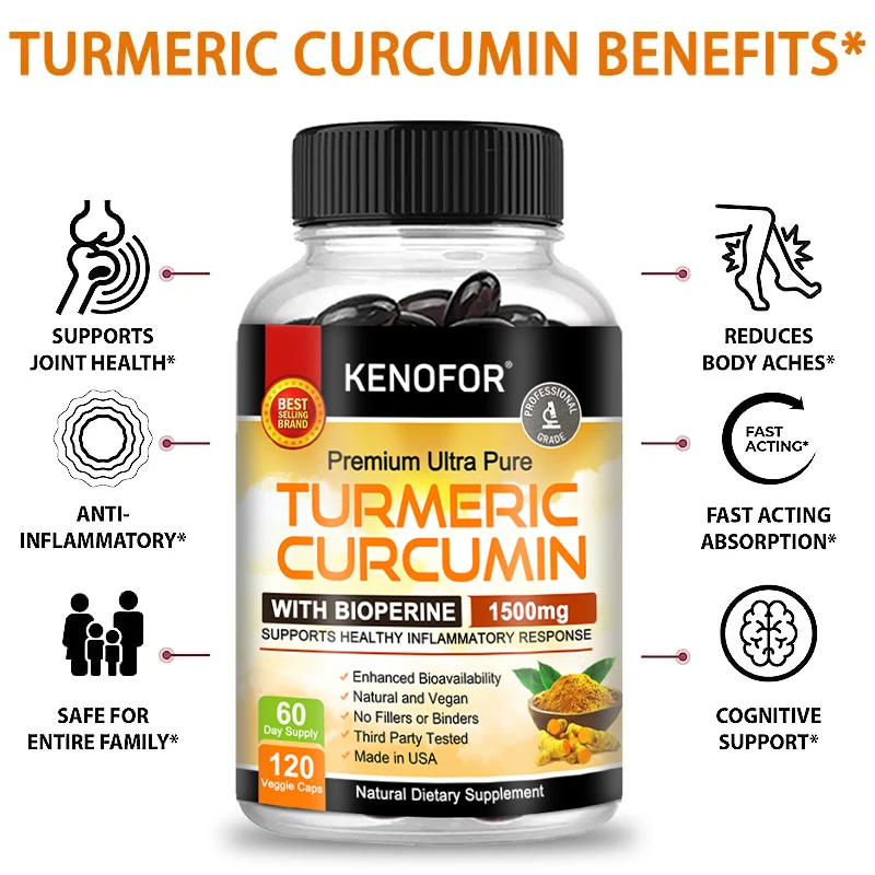 Curcumin Ginger Nutritional Supplement for Joint Health