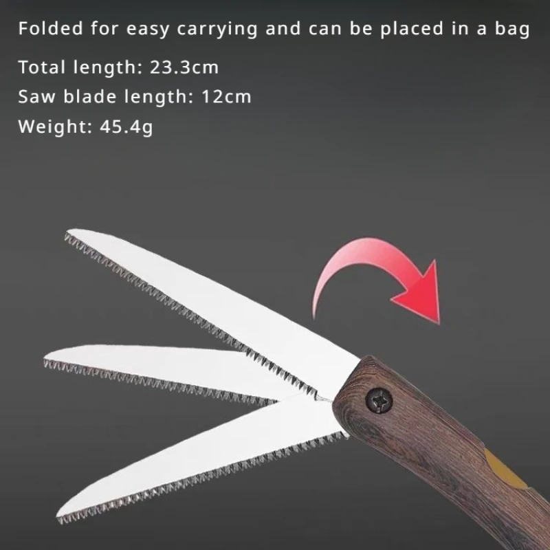 Mini Folding Multi Purpose Saw for Woodworking Camping Garden