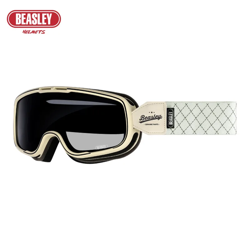 BEASLEY Retro Helmet Motorcycle Goggles Four Seasons for Harley Goggles Motorcycle Riding Wind-proof Glasses