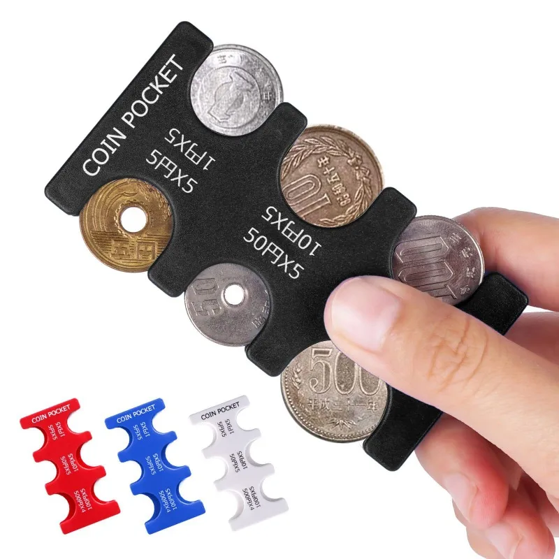 1PC Japanese Travel Coin Dispenser Portable Coin Holder Wallet Cash Money Box Mini Organizer Capacity of 29 coin holder,coin bank,coin saver