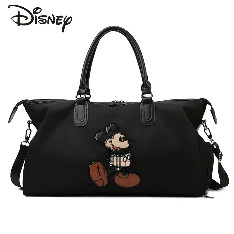 Disney Mickey New Neutral Travel Bag Fashionable High Quality Fitness Bag Dry Wet Separation Large Capacity Travel Storage Bag
