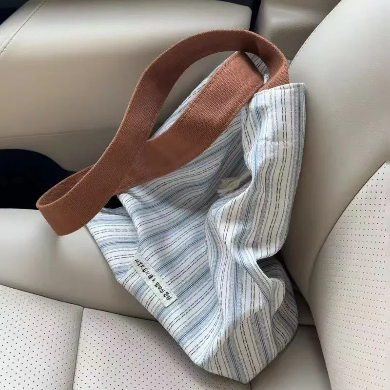 3-in-1 Large Capacity Canvas Tote Bag - 2024 New Summer Commuting Shoulder Bag for Women, Foldable Underarm Carryall with Zipper