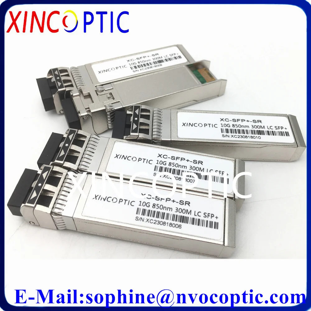 

10Pcs S+85DLC03D 10G SR SFP+ Multi-Mode Duplex LC 850nm 300m Fiber SFP Transceiver Module Compatible with Cisco/Mikrotik Switch