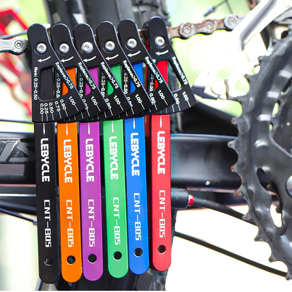 

MTB Bicycle Chain Wear Indicator Tool Chain Checker Kits Multi-Functional Mountain Road Bike Chain Tool Cycling Repair Tool