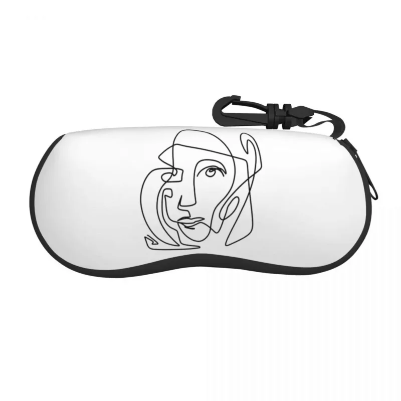 

Custom Pablo Picasso One Line Abstract Art Shell Glasses Case Fashion Spanish Artist Eyeglasses Case Sunglasses Protector Box
