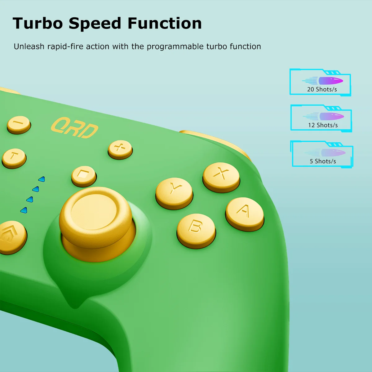 QRD Junior E5 Mini Wireless Controller For Switch/OLED/Lite PC IOS - Main Image