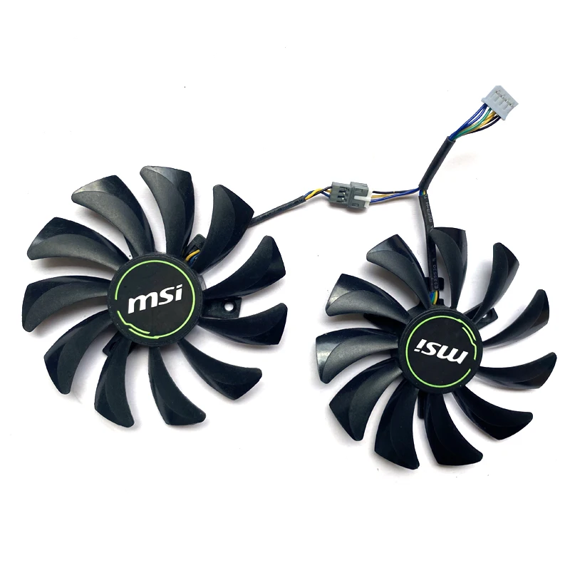 

2PCS 85MM HA9010H12F-Z DC12V 0.57A 4PIN MSI RTX2060 VENTUS XS 6G GTX1660 GTX1660ti Graphics Video Card Cooling Fan