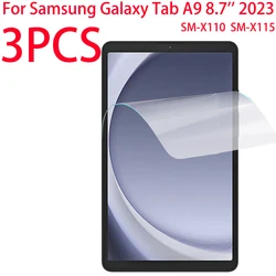Triple Pack PET Soft Film Screen Protector for 8.7 Tablets - 2023 Edition (3P - Tab A9 8.7in 2023)