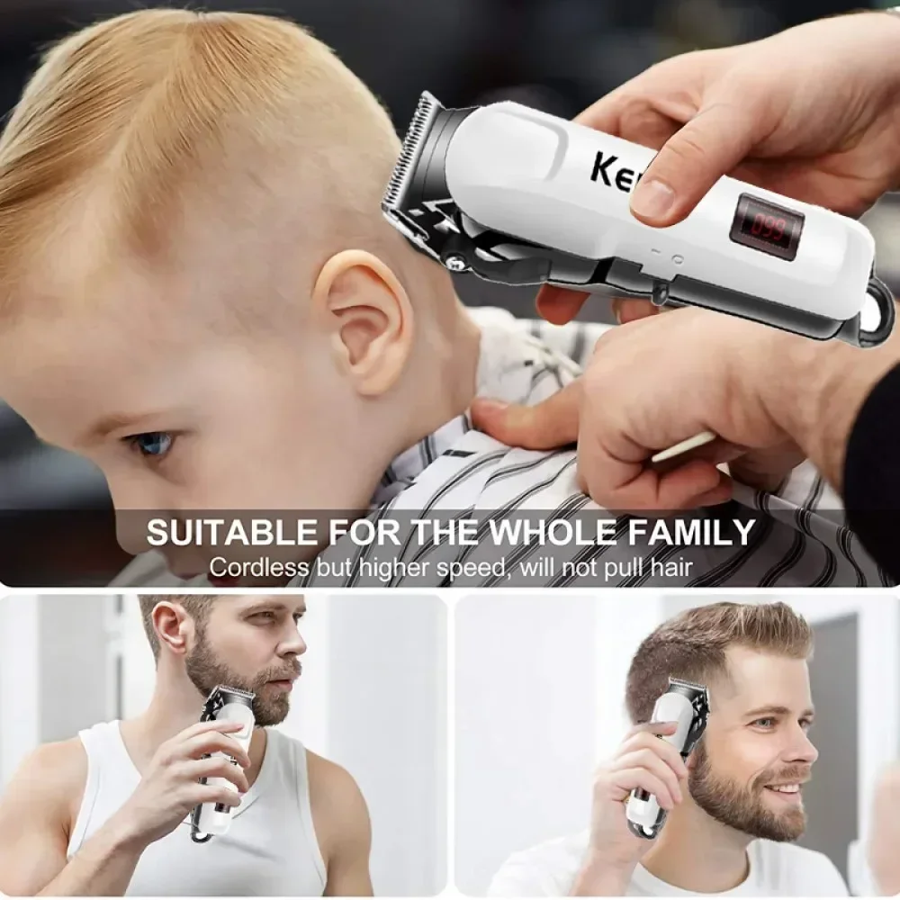 Kemei hair clipper Or Blade Hair Cut Maching Wireless Trimmer Men Professional Clipper Machine Rechargeable Cut Barber 809A