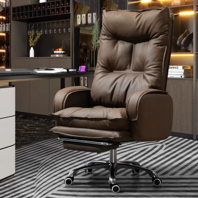 Zero Gravity Luxury Ergonomic Chair Recliner Leather Office Lazy Modern Chair Cushion Executive Reading Sandalyeler Furniture zero gravity luxury ergonomic chair recliner leather office lazy modern chair cushion executive reading sandalyeler furniture