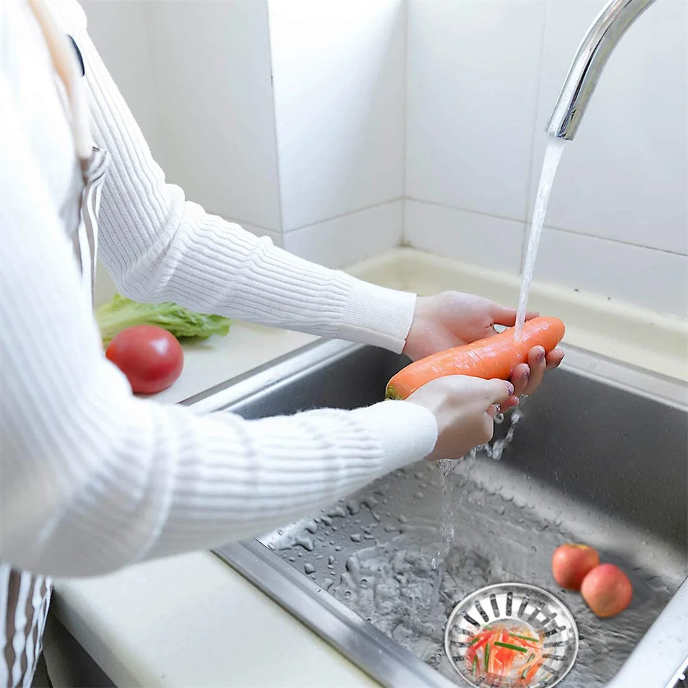 Stainless Steel Kitchen Sink Strainer Plug Waste Drain Stopper Filter Double Tank Drain Plug Head Washbasin Sink Accessories 3