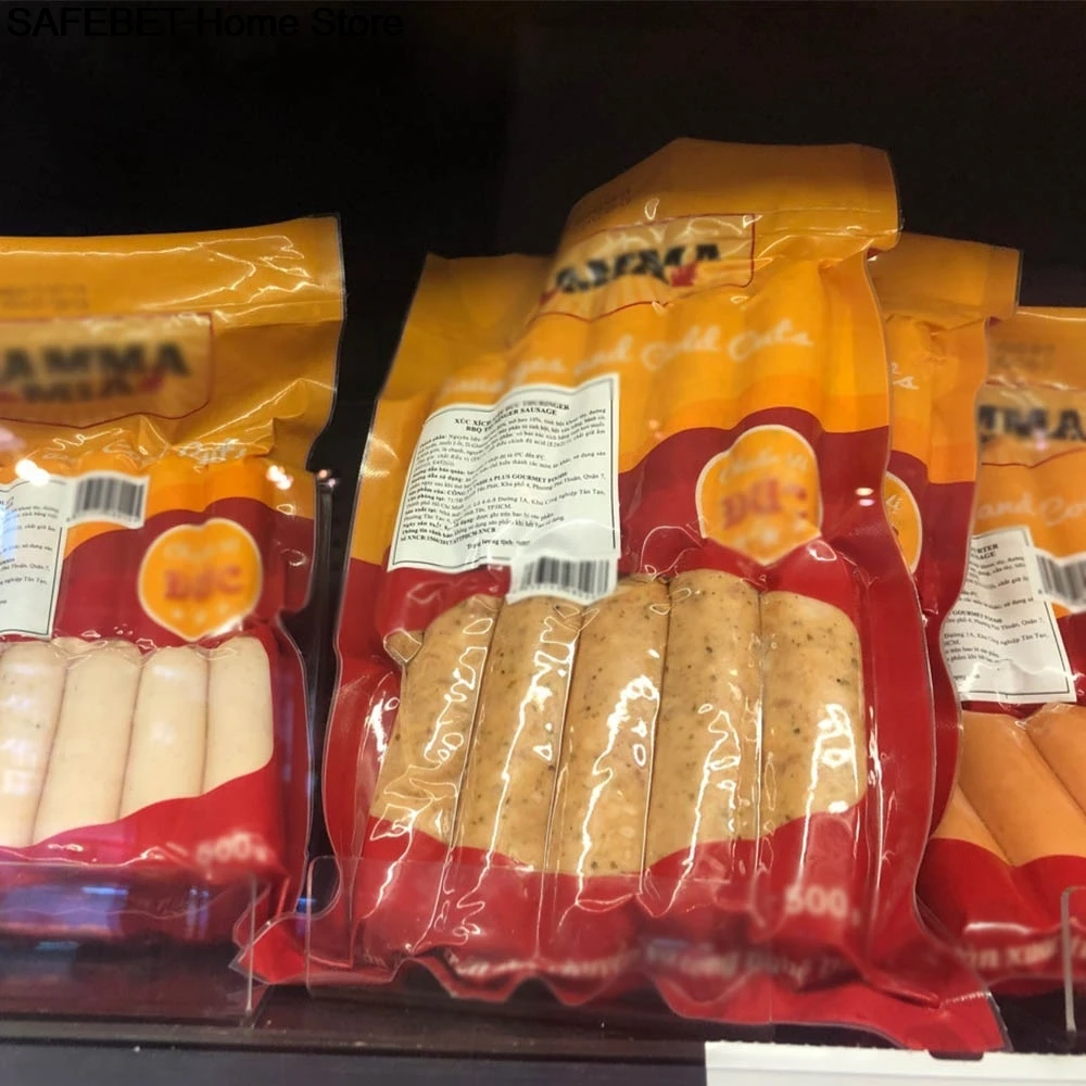 13Mx Diameter 22mm Cellulose Sausage Casing Hala Sausage Casing Meat Filling Tool Vegan Sausages Casing Ham Maker Kitchen Tools