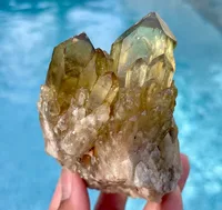 Natural Citrine Candle Cluster, Raw Crystal Specime, Home Decoration Crafts 1