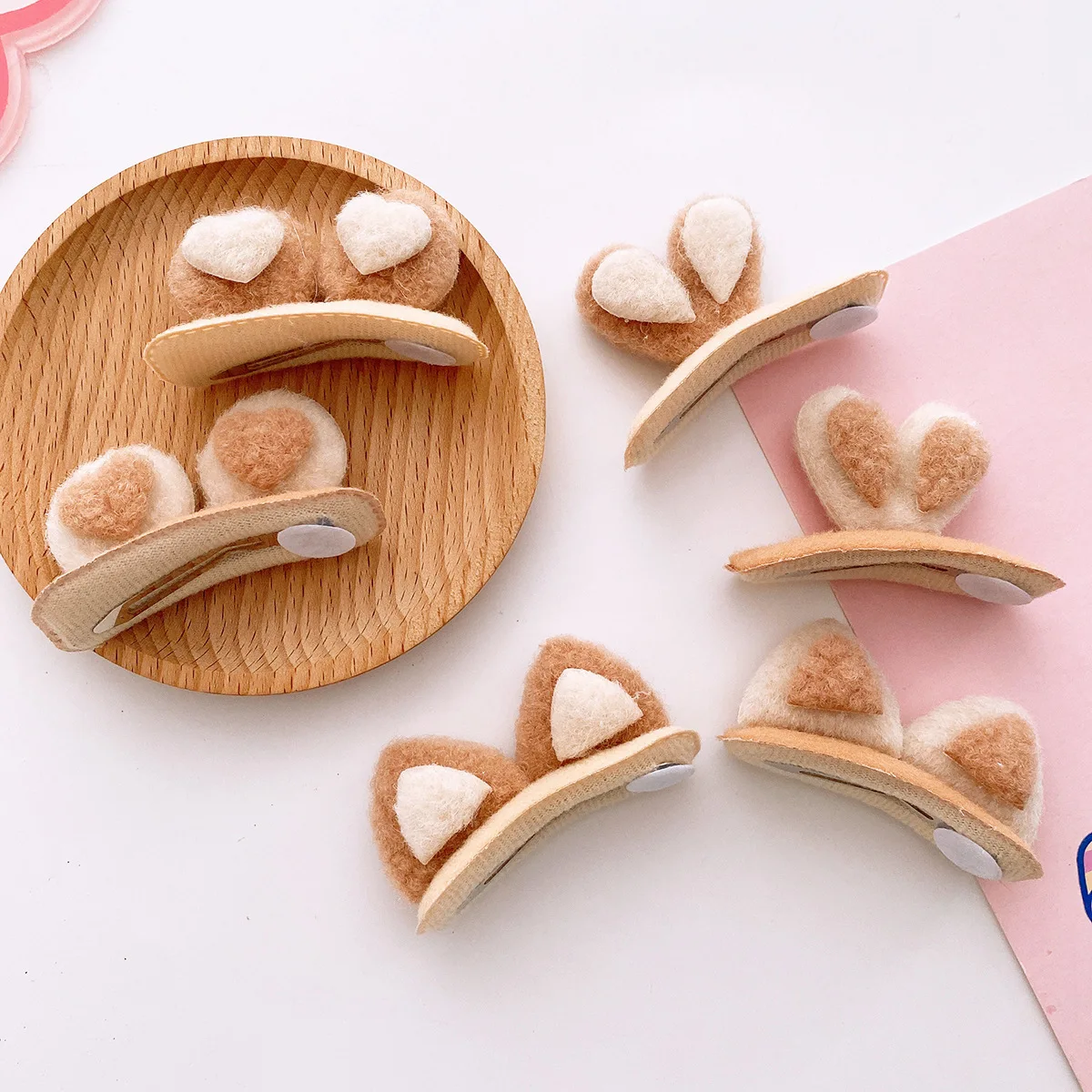 

2 шт. новые модные милые трехмерные плюшевые заколки для волос в стиле принцессы для маленьких девочек заколки для волос Детские аксессуары для волос