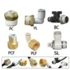 Pneumatic Air Connector Fitting PC PCF/PL/PLF/BC 4mm 6mm 8mm 10mm 12mmThread 1/8 1/4 3/8 1/2 Hose Fittings Pipe Quick Connectors