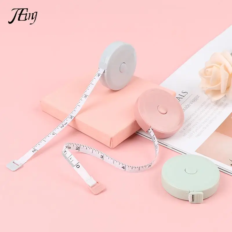 

1pc 150cm/60" Tape Measures Portable Retractable Ruler Children Height Ruler Centimeter Inch Roll Tape