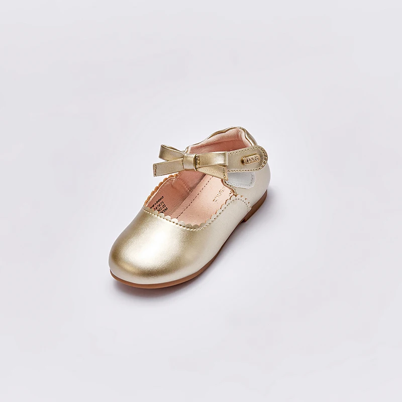 Dave Bella Fashion Children Casual Shoes Flat Shoes Kids Girls Wedding Princess Leather Girls Party DB1247875