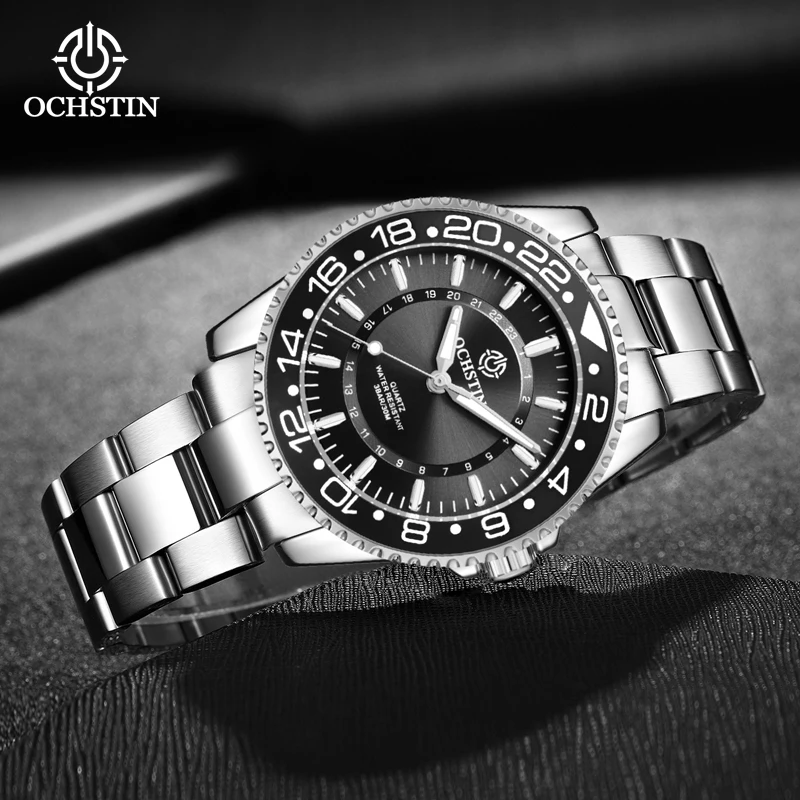 OCHSTIN Original Series New Stainless Steel Quartz Mens Watch Multi-color Selection Trend Changing Male Style Quartz Watch
