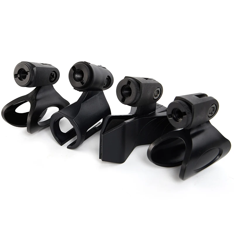 Universal Microphone Clip Shure Mic Mount Holder Handheld Wireless Wired Mic Rotatable Stand Clip Accessories microphone stand microphone mount clamp desktop mounting clip
