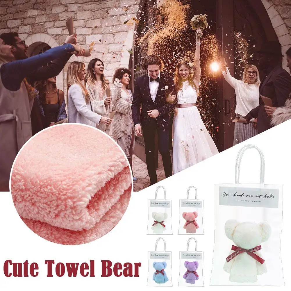 Towel Bear Cute Soft Glutinous High Quality Companion Christmas Gift Engagement Year Gift New Wedding Birthday X3P7