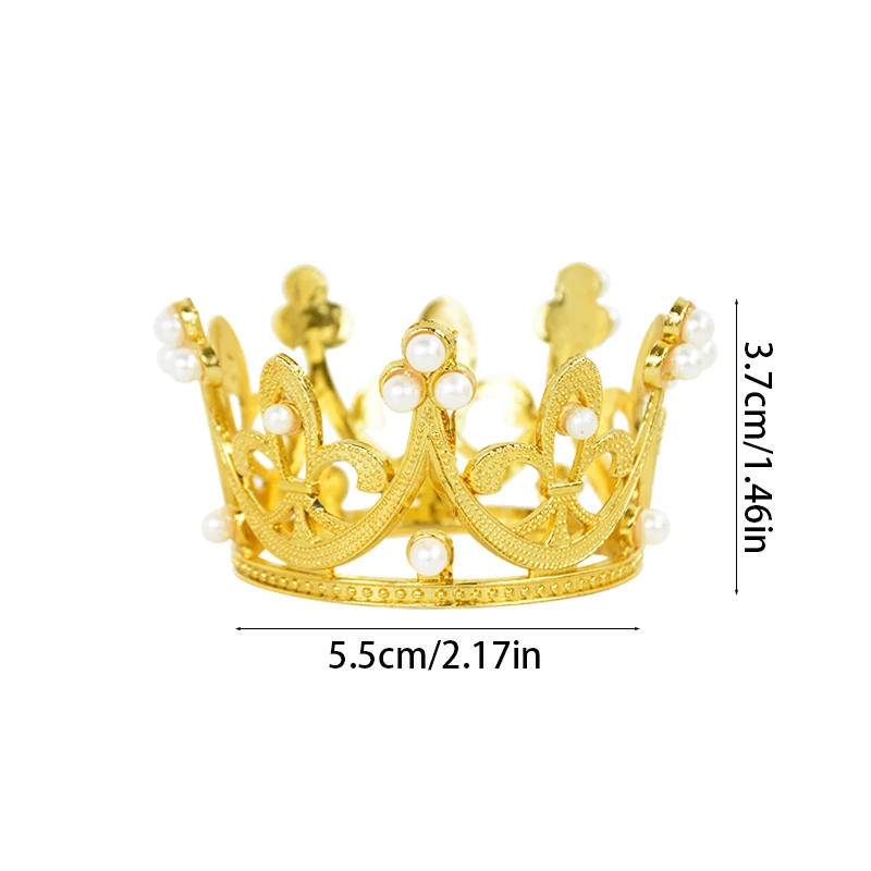 Wholesale Gold Mini Round Crown Kid Bridal Princess Metal Crown Cake Topper  Decoration - China Hair Accessory and Fashion Accessory price