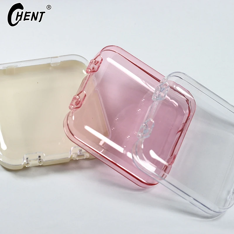 Fake Nails Transparent Flip Cover Organizer Display Box Dustproof Exquisite False Nails Display Case Anti Oxidation Packing Box