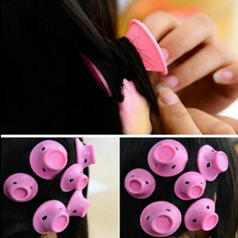 Soft Rubber Hair Care Rollers 20/set Silicone Hair Curler No Heat No Clip Curling Styling DIY Tool for Curler hair styling tool hair curling tools