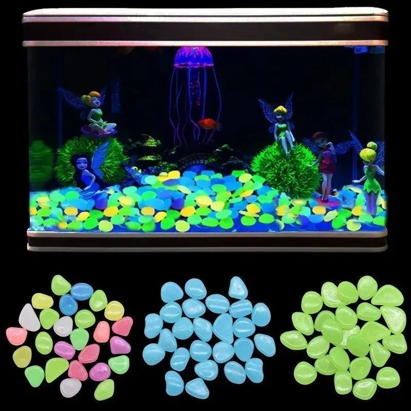 100-500 Glow in the Dark Garden Pebbles Glow Stones Rocks For Walkways Garden Path Patio Lawn Yard Decor Luminous Stones,glow stones,decorative stones